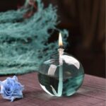 Lampe à huile ronde