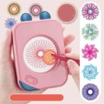 Balancier de dessin géométrique pour enfants, jeu éducatif créatif, développement de la motricité fine, activité artistique pour enfants, jouet éducatif coloré.
