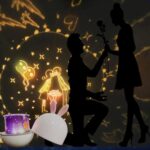Bague scientifique lumineuse en forme de planÚte, idéale pour les amateurs de science et d'astronomie, avec un design original et lumineux pour un style unique.