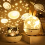 L'ampoule projection d'astronomie avec motifs planÚtes et étoiles, idéale pour la décoration de chambre d'enfant ou pour une ambiance relaxante.