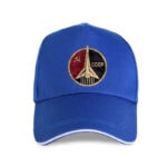 Casquette soviétique avec logo de la NASA et symbole du PCC.