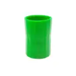Porte-stylo en plastique vert, idéal pour la décoration de bureau ou comme objet scientifique ludique.