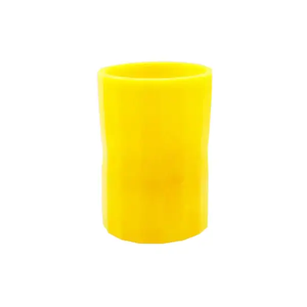 Porte-rouleau en plastique jaune, idéal pour la décoration de bureau ou cuisine avec un style scientifique ou ludique. Facile à utiliser et à nettoyer, parfait pour une touche de couleur.