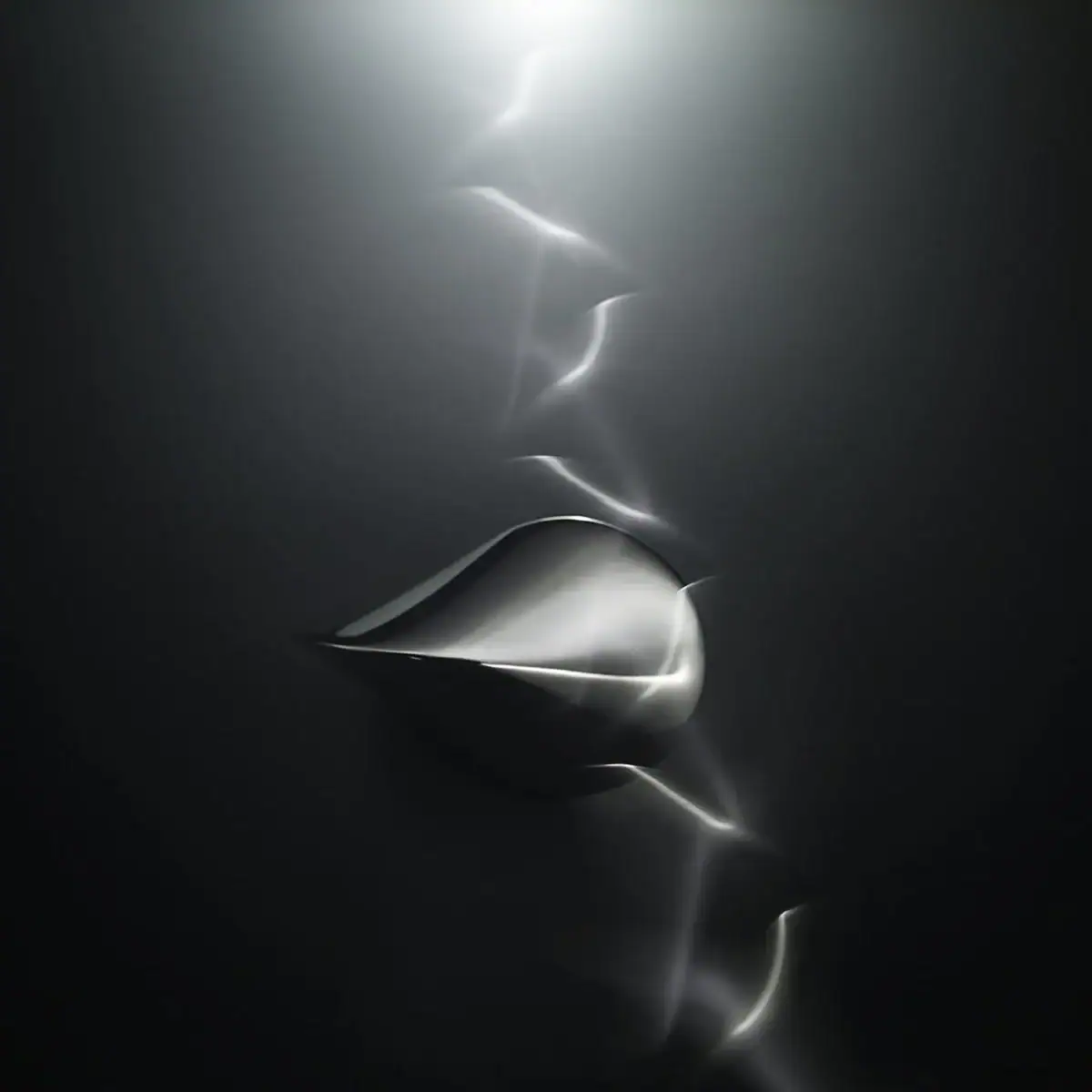 Image artistique d’un miroir mystérieux avec reflets lumineux, créant une ambiance énigmatique et moderne. Parfait pour la décoration scientifique ou contemporaine.