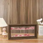 Décoration de montagne en verre pour intérieur.