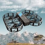 Drone quadricoptère avec caméra pour la photographie aérienne, idéal pour la surveillance, la cartographie et la prise de vue en extérieur.