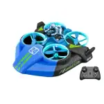 Véhicule télécommandé pour enfants avec figurine d'astronaute, drone compact et contrôleur inclus, parfait pour les jeunes passionnés de science et d'espace.