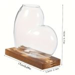 Pot de Fleurs Hydroponique Design Amour – Verre Borosilicate – Image 6
