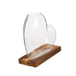 Pot de Fleurs Hydroponique Design Amour – Verre Borosilicate – Image 7