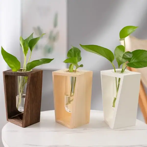 Station de Propagation « Trapèze » – Design Géométrique en Bois