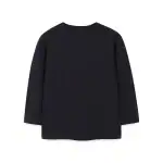 Pull noir unisexe, style minimaliste, parfait pour une tenue décontractée ou professionnelle, fabriqué en coton doux pour un confort optimal.